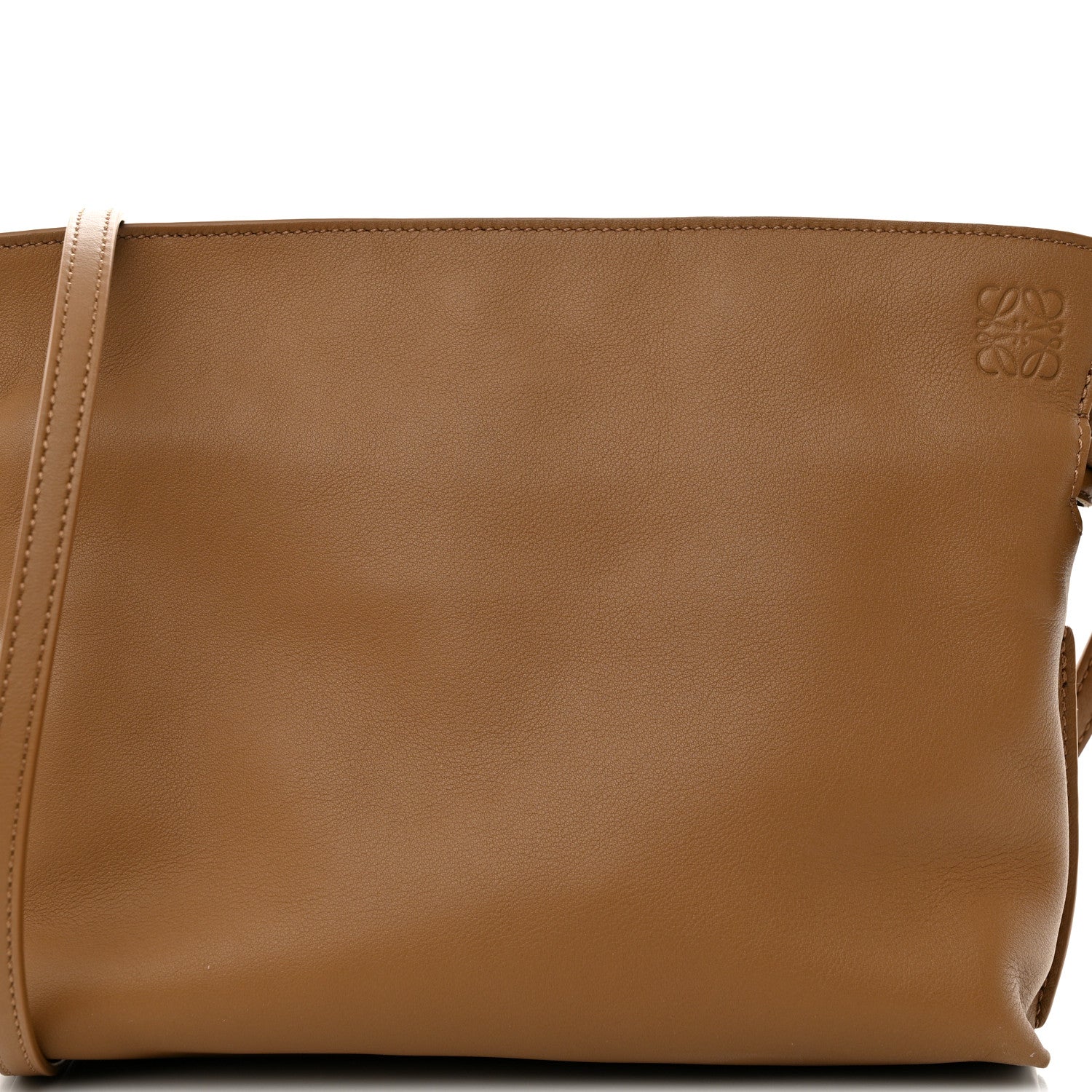Loewe Calfskin Mini Flamenco Knot Clutch Oak 7 of 9