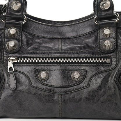 Balenciaga Agneau Giant 21 Silver Hardware Part Time Black 9 of 17