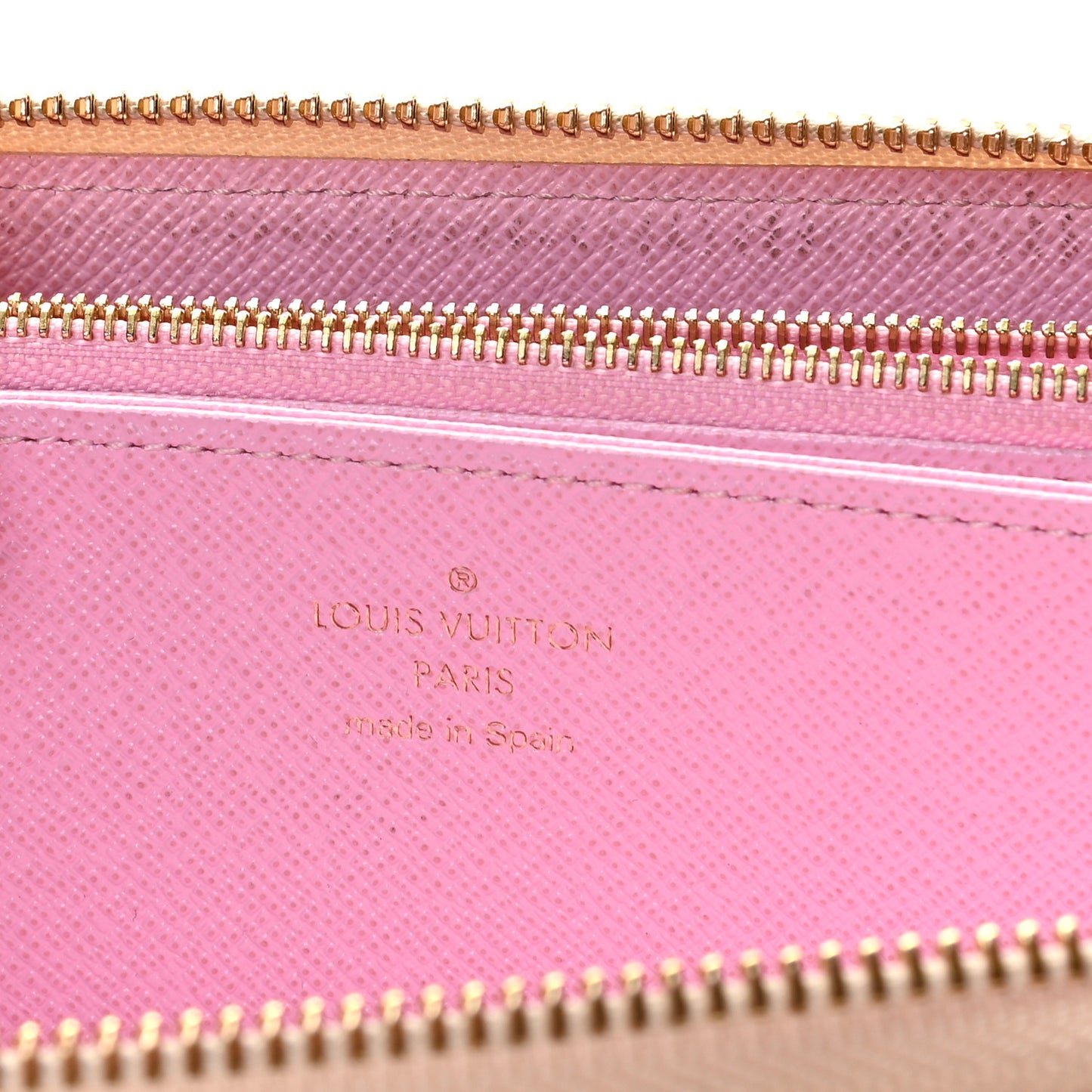 Damier Azur 2016 Christmas Animation Zippy Wallet Rose Ballerine