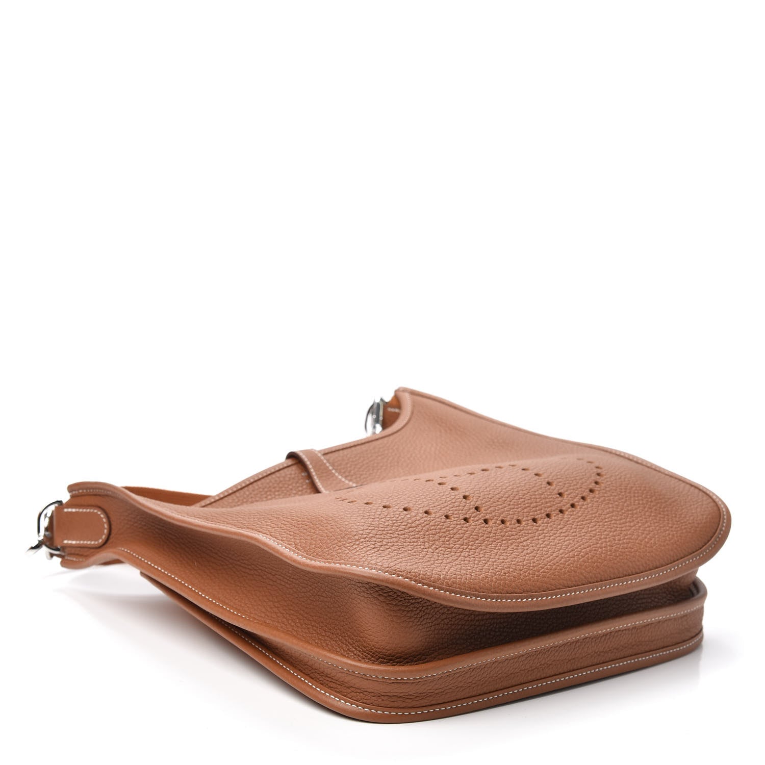 Hermes Taurillon Clemence Evelyne III PM Gold 4 of 9