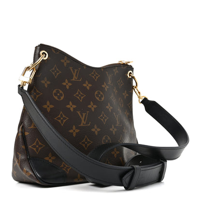 Louis Vuitton Monogram Odeon PM Black 3 of 9