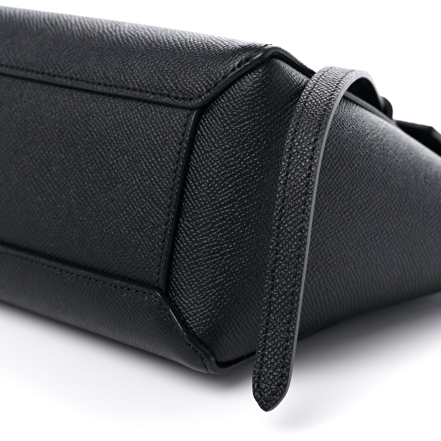 Celine Grained Calfskin Nano Belt Bag Black 8 of 9