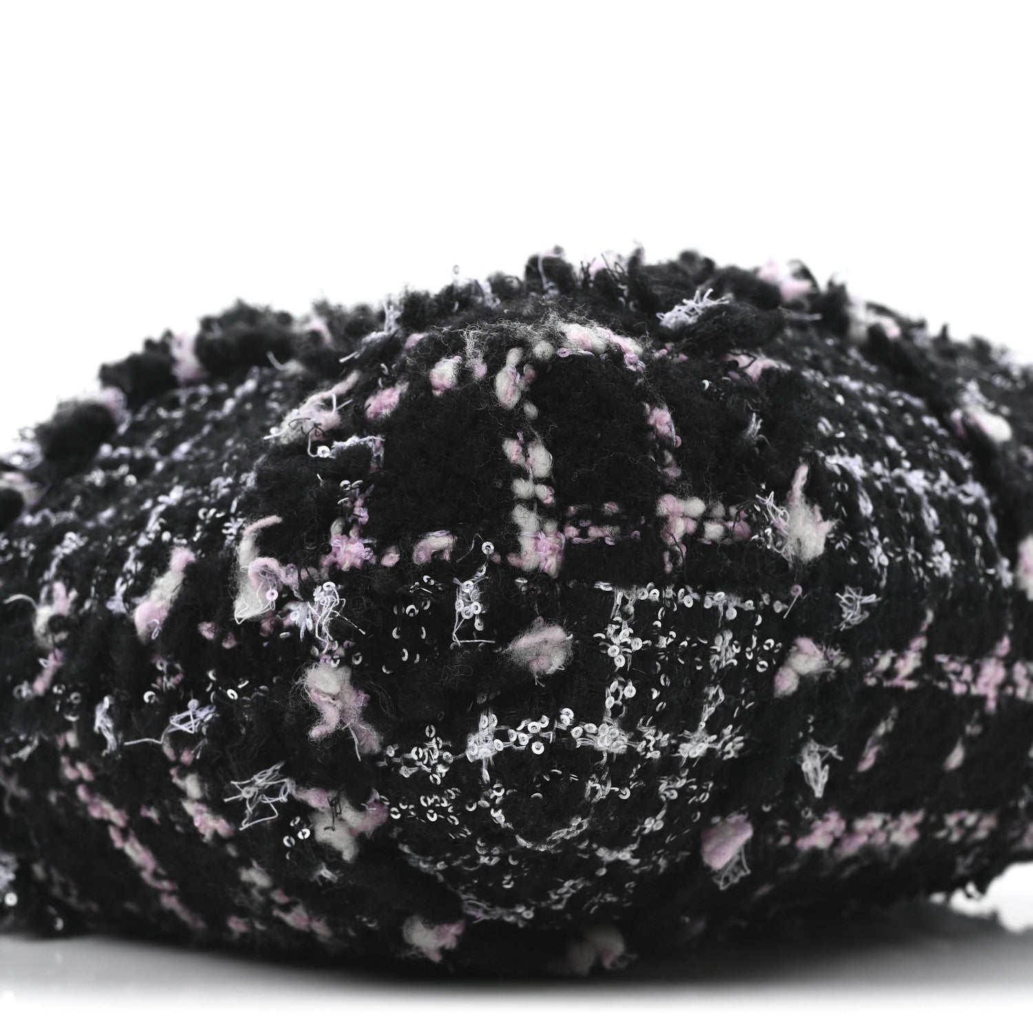 Chanel Tweed Patchwork Quilted Small Chanel 22 Black Pink White 10 of 11