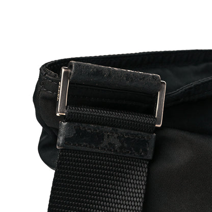 Prada Nylon Vela Flat Messenger Bag Black 11 of 13