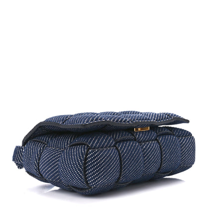 Bottega Veneta Denim Maxi Intrecciato Padded Cassette High Frequency Crossbody Bag Indigo 4 of 10