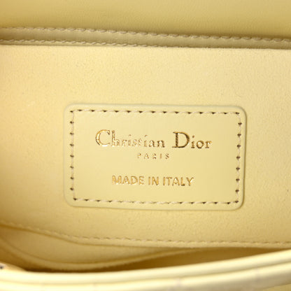 Christian Dior Calfskin Cannage Lady D-Joy Light Yellow 6 of 10