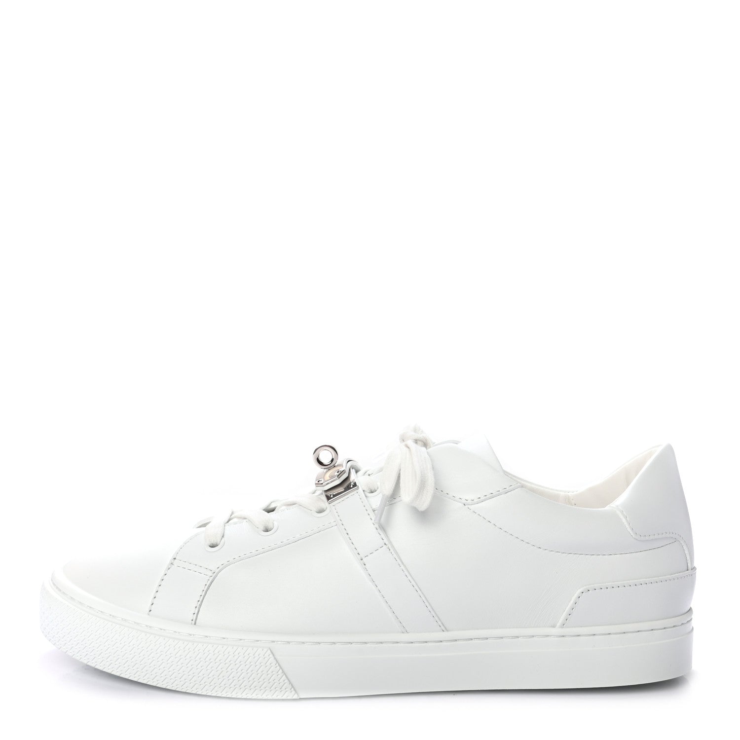 Hermes Calfskin Mens Day Sneakers 44.5 White 1 of 7