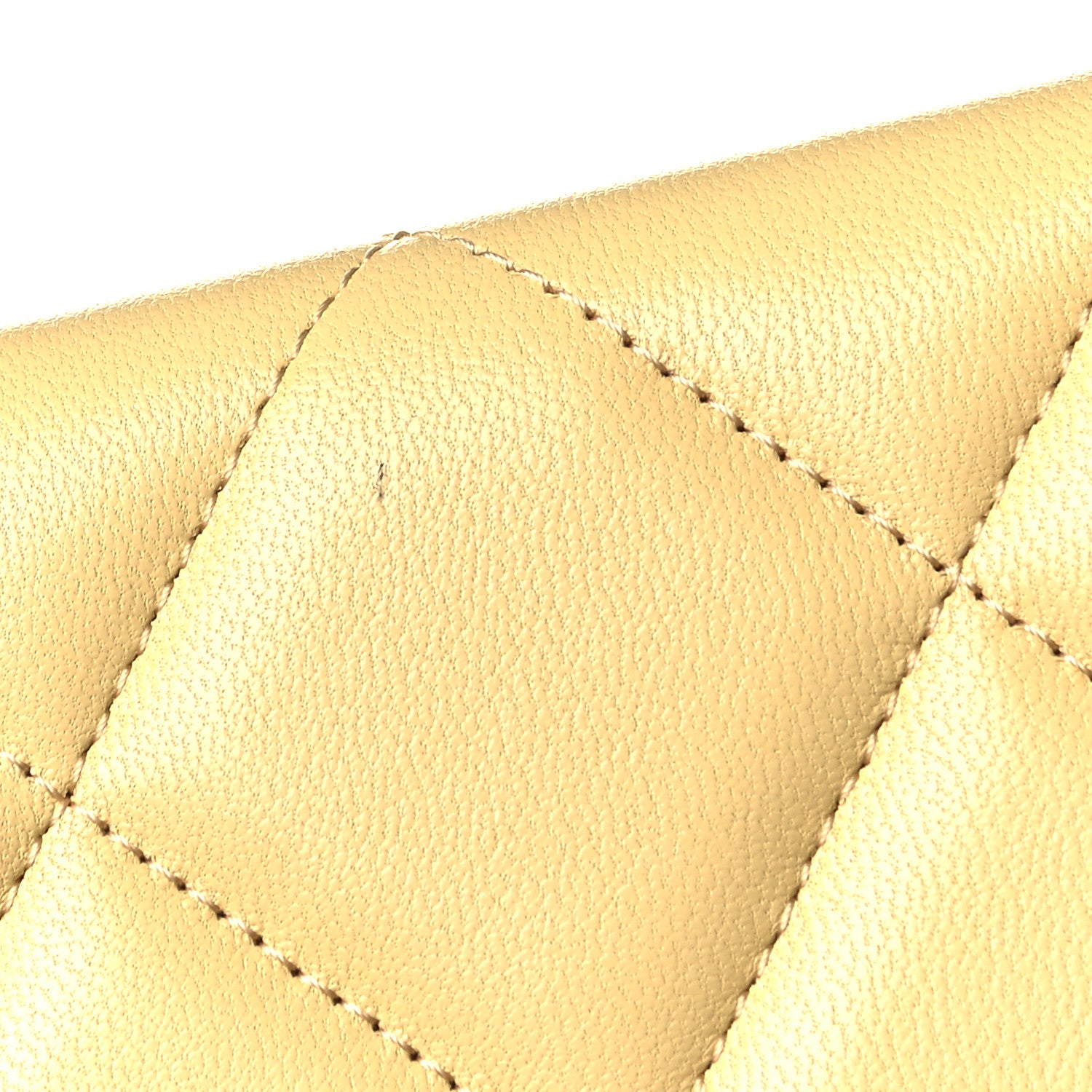 Chanel Lambskin Quilted Chanel 19 Flap Card Holder Yellow 9 of 10