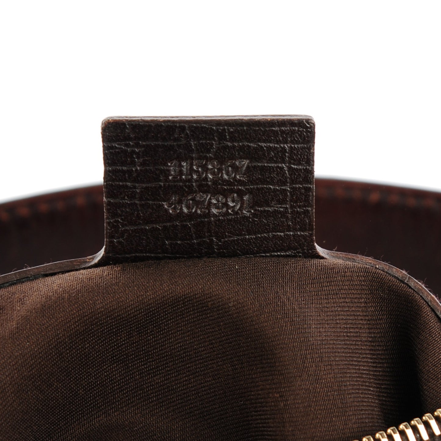 Monogram Medium Horsebit Chain Hobo Dark Brown