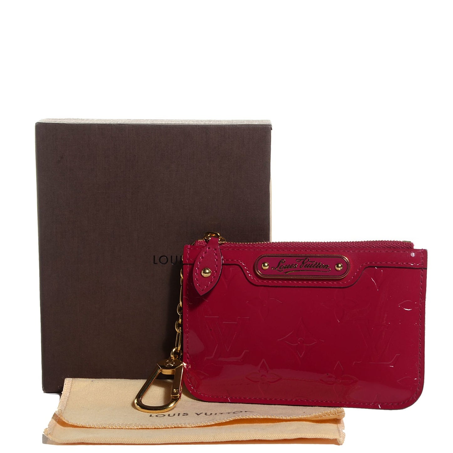 Vernis Key Pouch Rose Indien