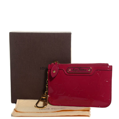 Louis Vuitton Vernis Key Pouch Rose Indien 8 of 8