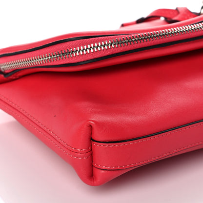 Alexander McQueen Nappa Padlock Skull Clutch Red 8 of 11