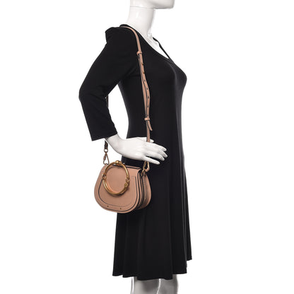 Chloe Calfskin Suede Small Nile Bracelet Bag Biscotti Beige 2 of 10