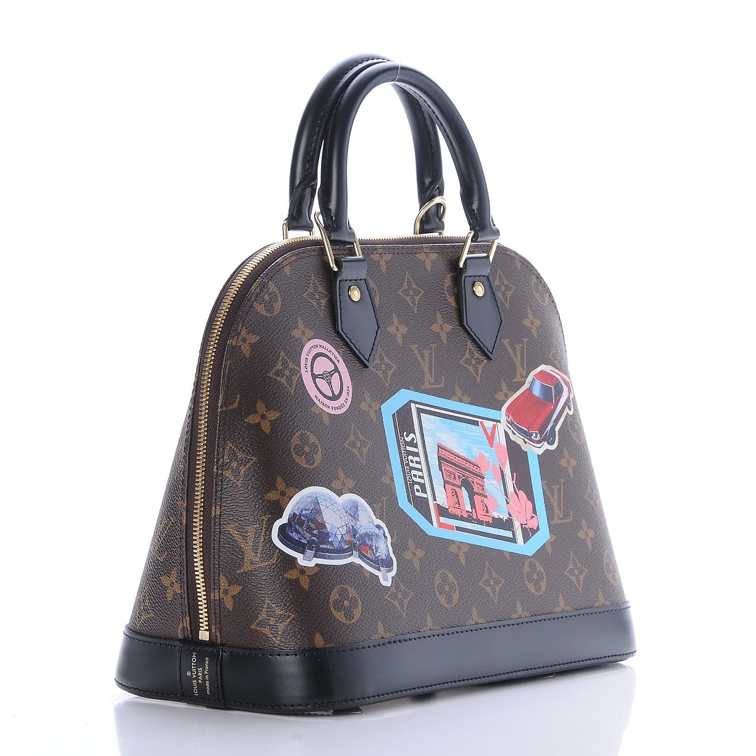 Louis Vuitton Monogram World Tour Alma PM 3 of 7