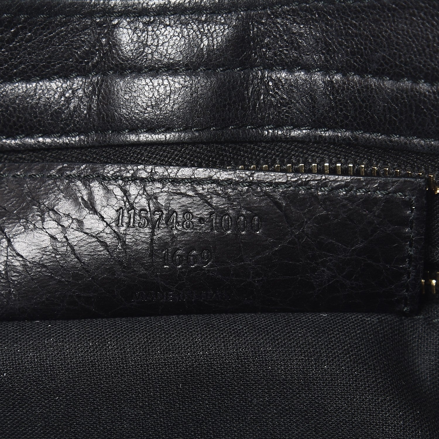 Balenciaga Agneau Laser Cut Cross Classic Gold Hardware City Black 6 of 7