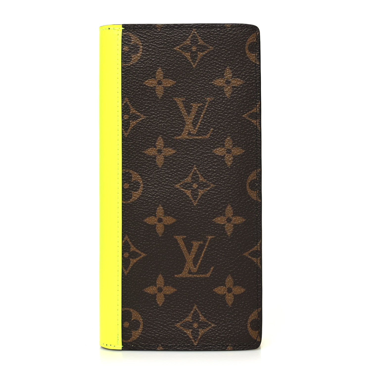 Louis Vuitton Monogram Macassar Brazza Wallet Florescent Yellow 1 of 9
