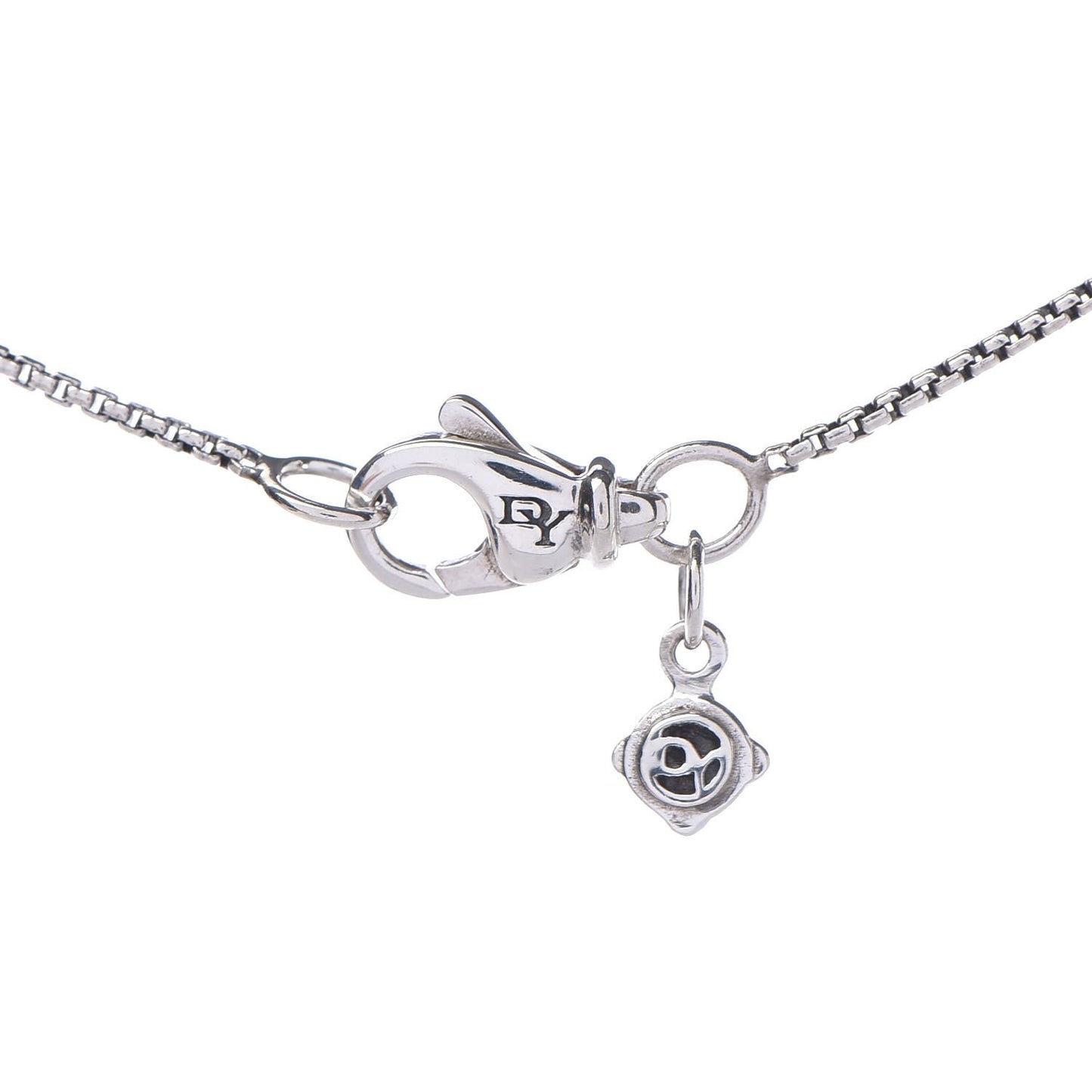 Sterling Silver 18K Yellow Gold 19mm Cable Disc Necklace