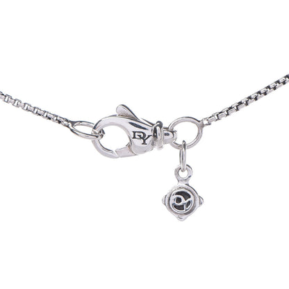 David Yurman Sterling Silver 18K Yellow Gold 19mm Cable Disc Necklace 5 of 5