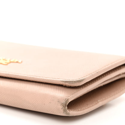 Prada Saffiano Metal Wristlet Wallet Cammeo 10 of 16