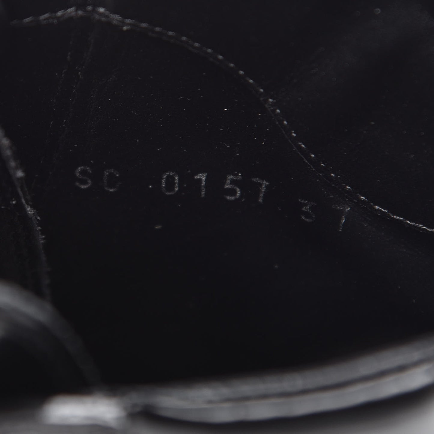 Suede Calfskin Monogram World Tour Platform Desert Boots 37 Black
