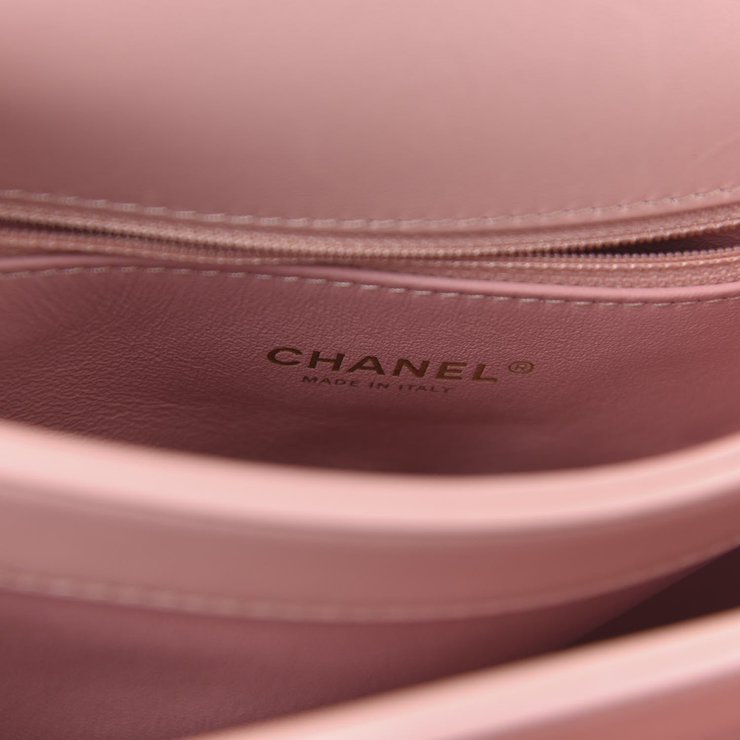 Chanel Lambskin Chevron Quilted Medium Trendy CC Dual Handle Flap Bag Pink 8 of 11