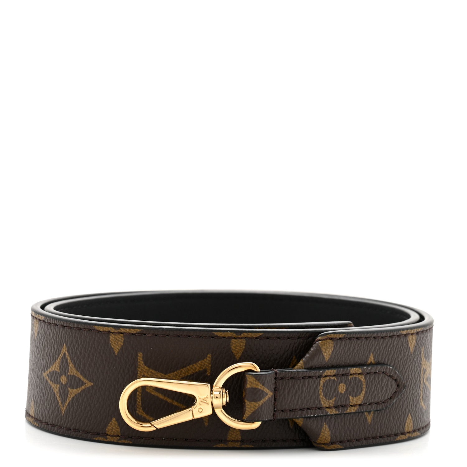 Louis Vuitton Monogram Bandouliere Shoulder Strap Black 1 of 4