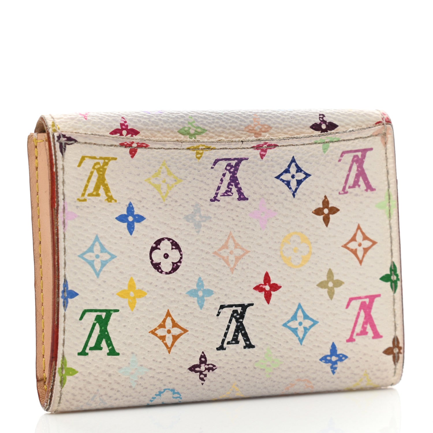 Louis Vuitton Monogram Multicolor Business Card Holder White 3 of 7