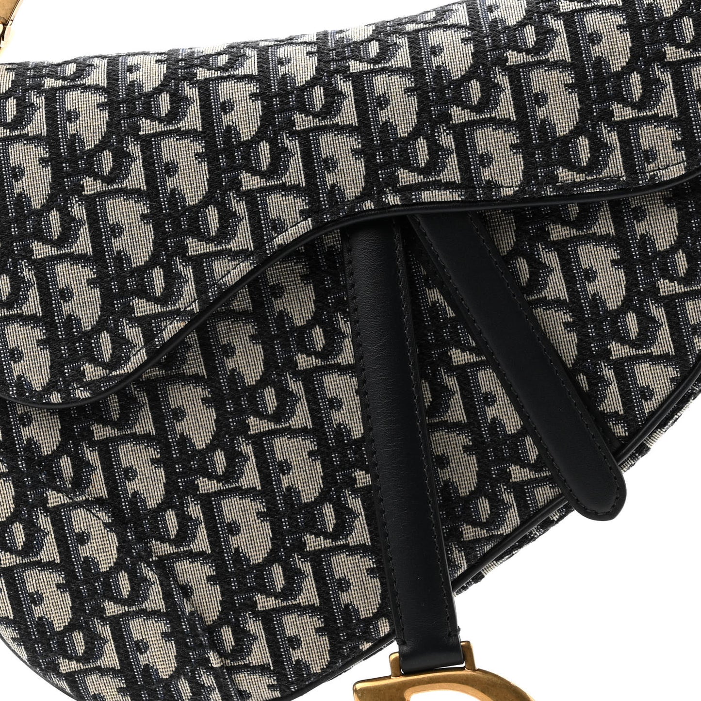 Oblique Saddle Bag Blue