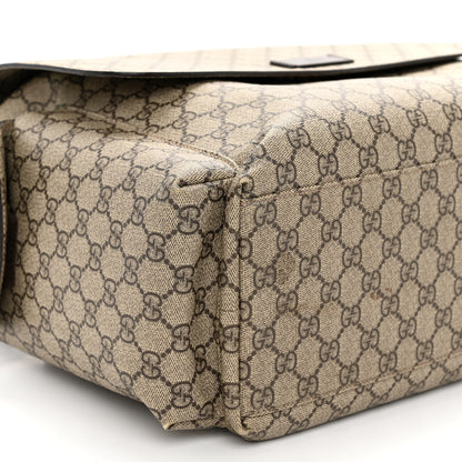 Gucci GG Plus Monogram Messenger Diaper Bag Dark Brown 10 of 13