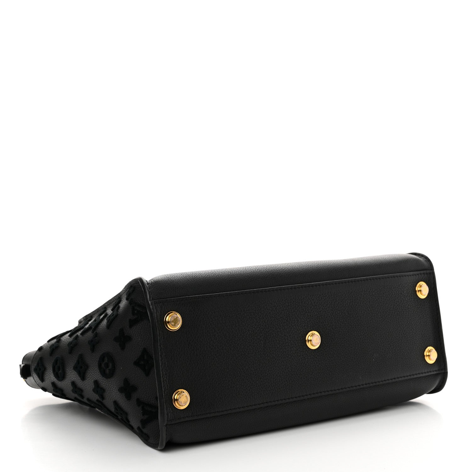 Louis Vuitton Calfskin Monogram Tufting On My Side Black 4 of 14