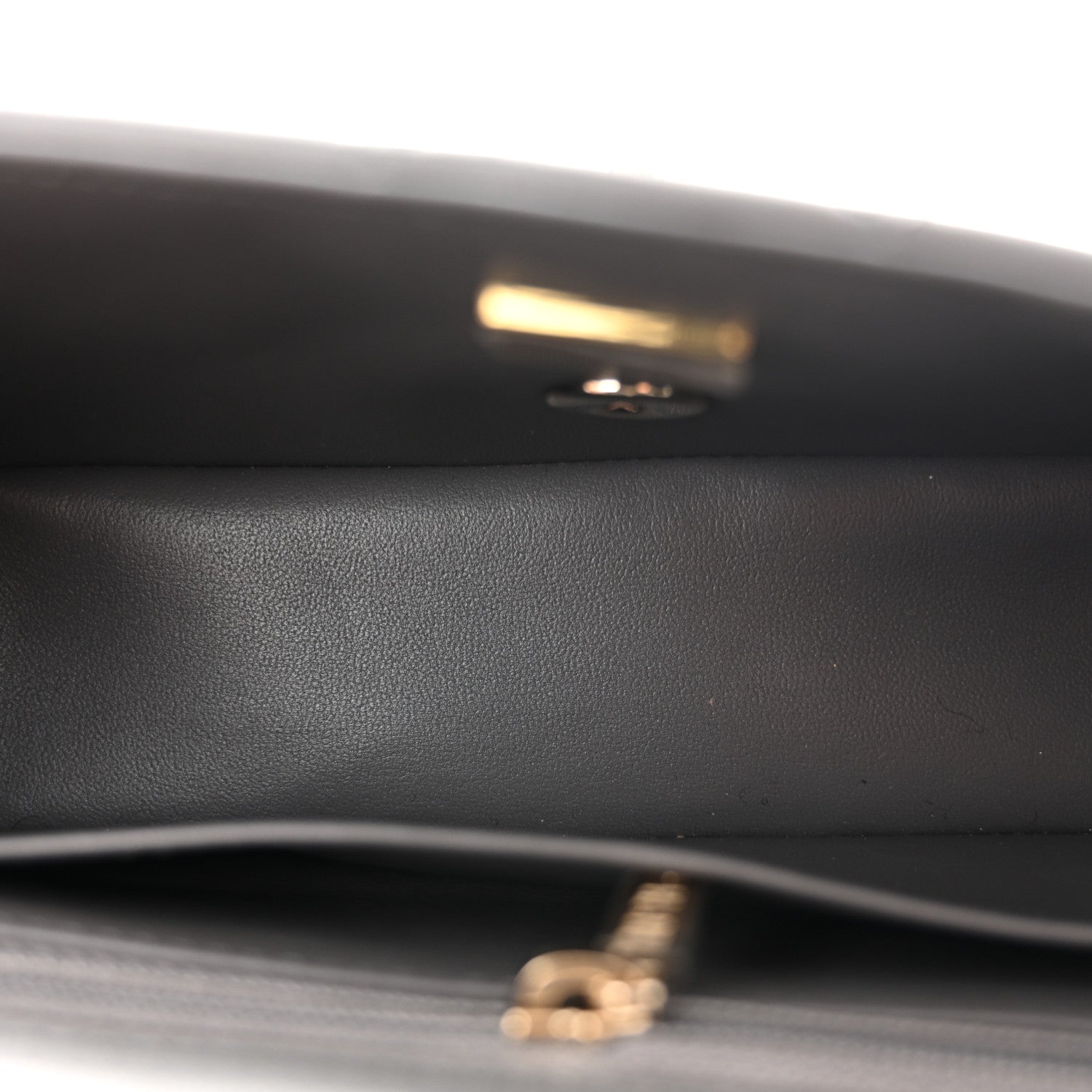 Chanel Lambskin Quilted Mini Rectangular Flap Dark Grey 5 of 12