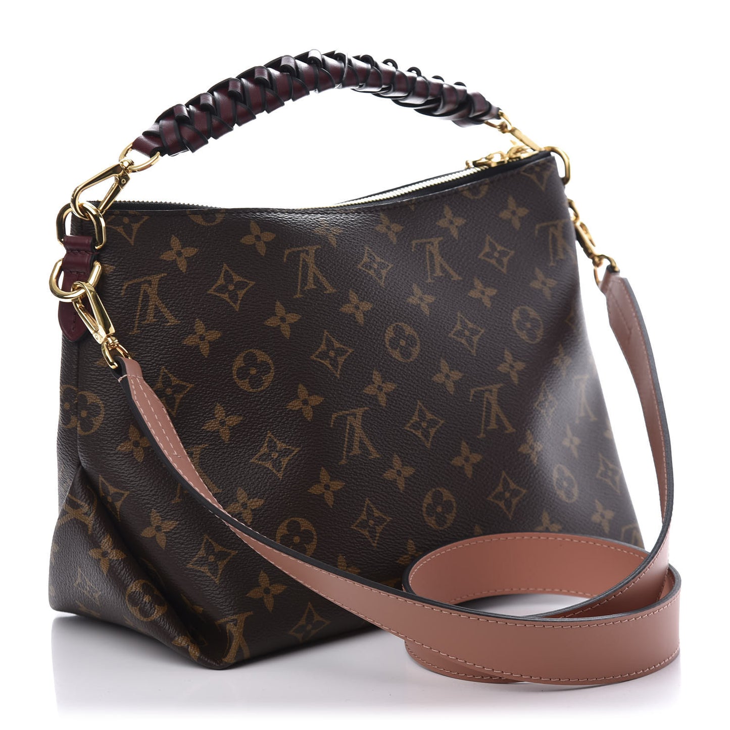 Monogram Beaubourg Hobo Mini Bordeaux Red Peach Safran Blue Jean Blue