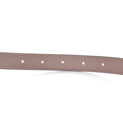Gucci Calfskin Double G 20mm Belt 90 36 Porcelain Rose 6 of 7