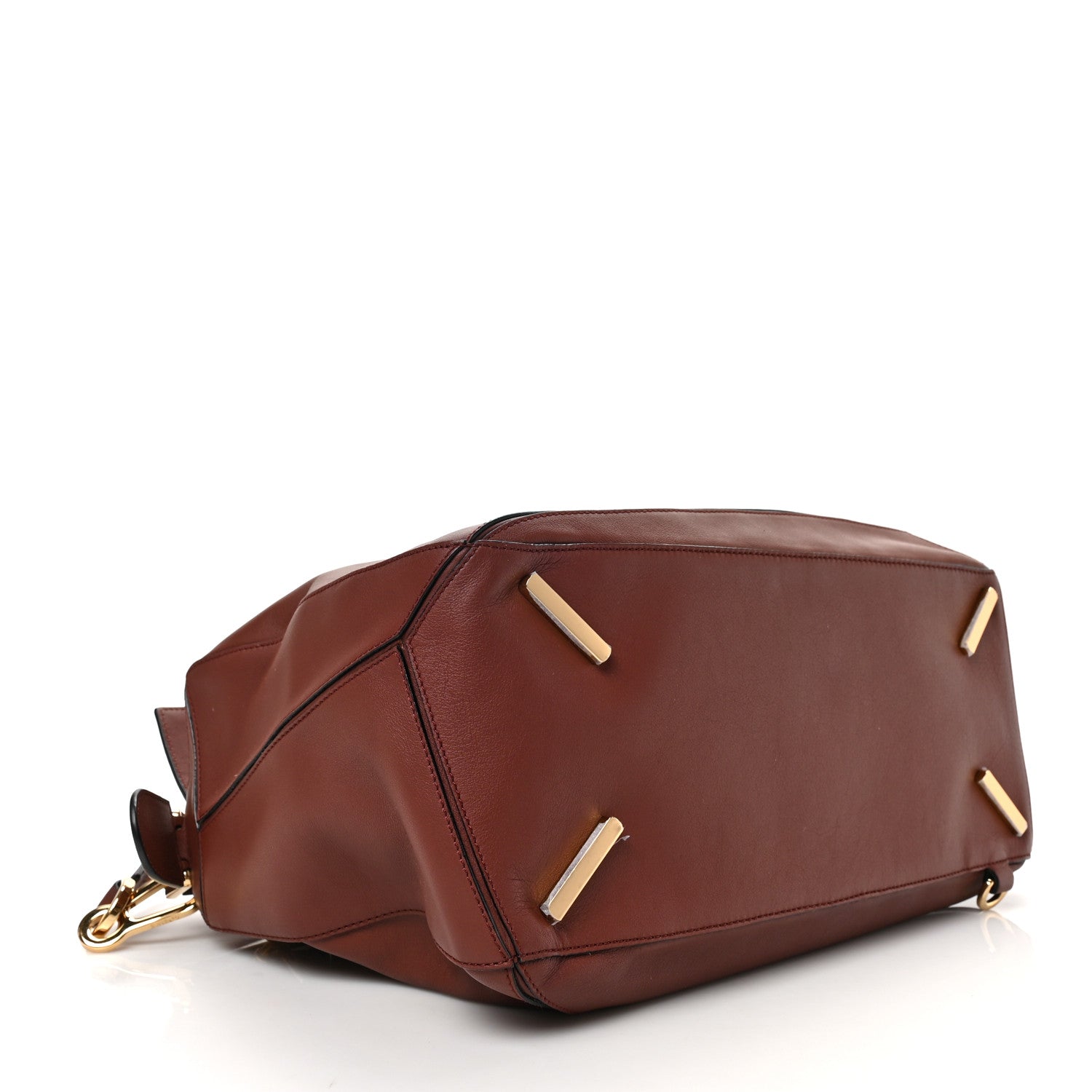 Loewe Calfskin Large Puzzle Bag Brown 4 of 9