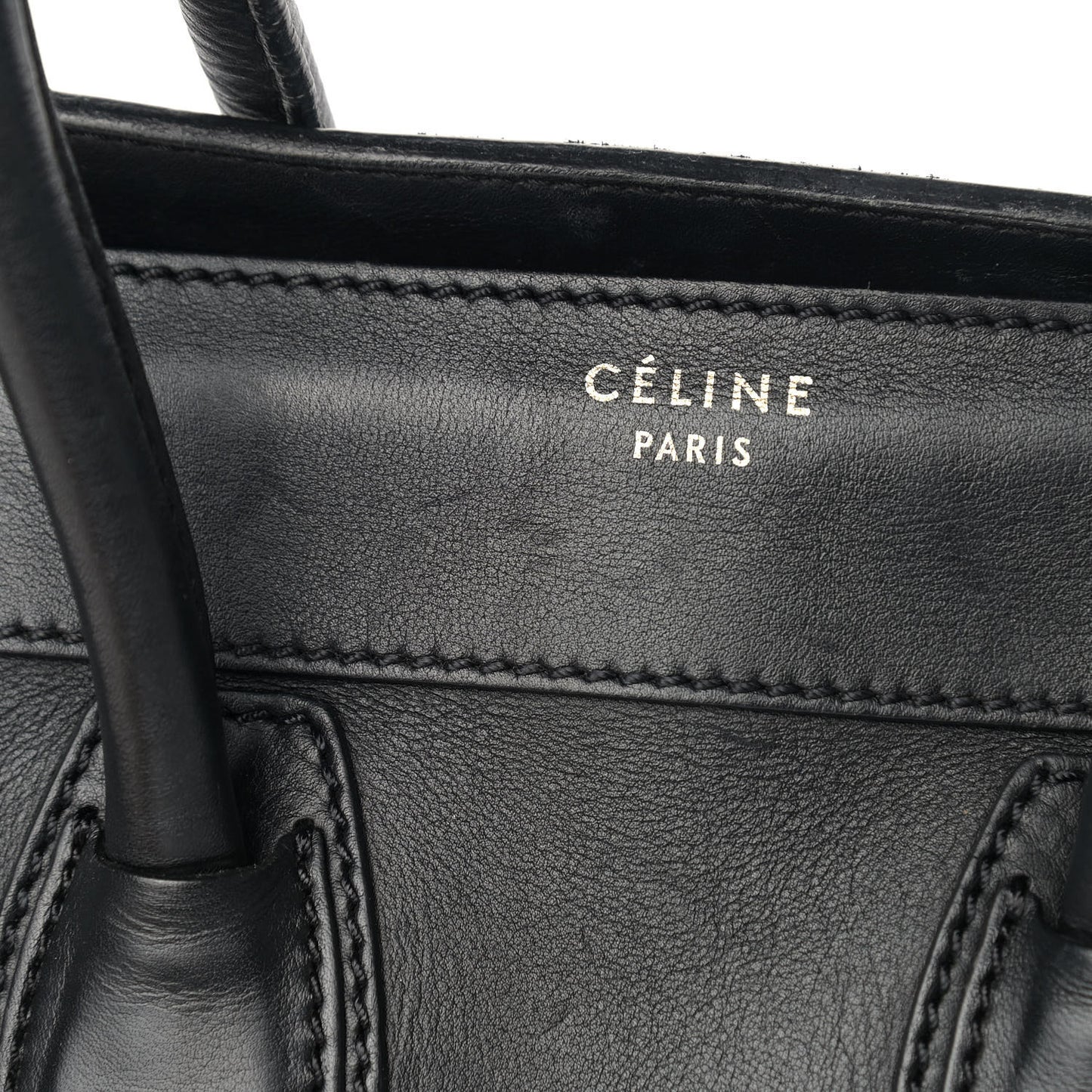 Smooth Calfskin Micro Luggage Black