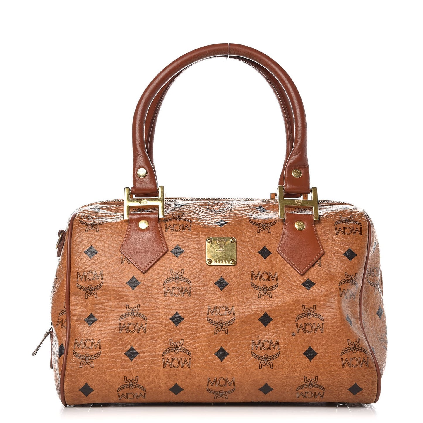Visetos Essential Boston Bag Cognac