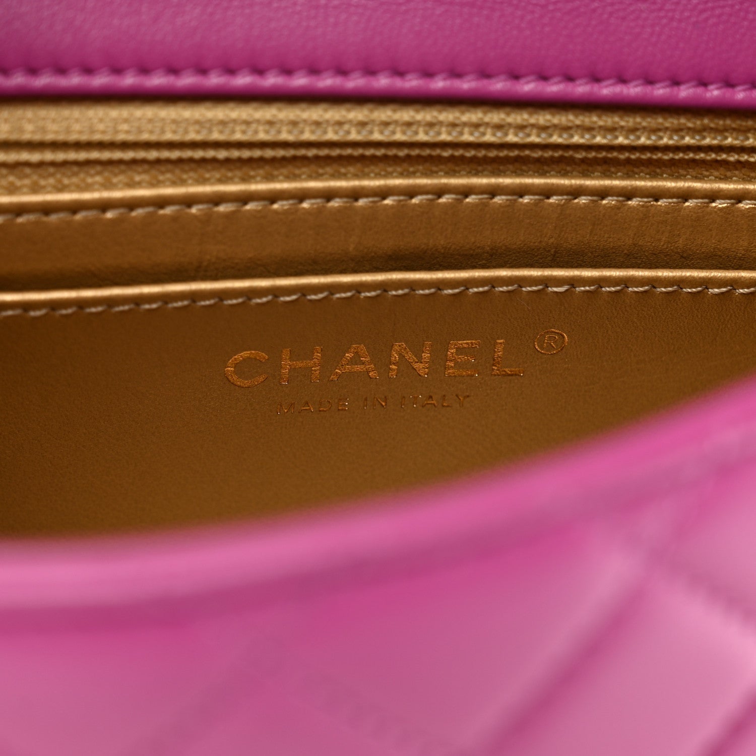 Chanel Lambskin Quilted Mini Pearl Crush Flap Purple 7 of 10