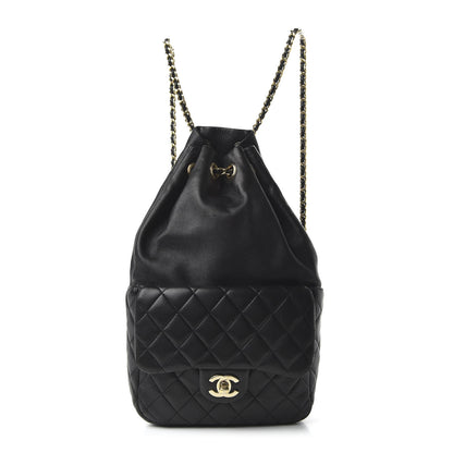 Chanel Lambskin Quilted Small in Seoul Backpack Black 1 of 9