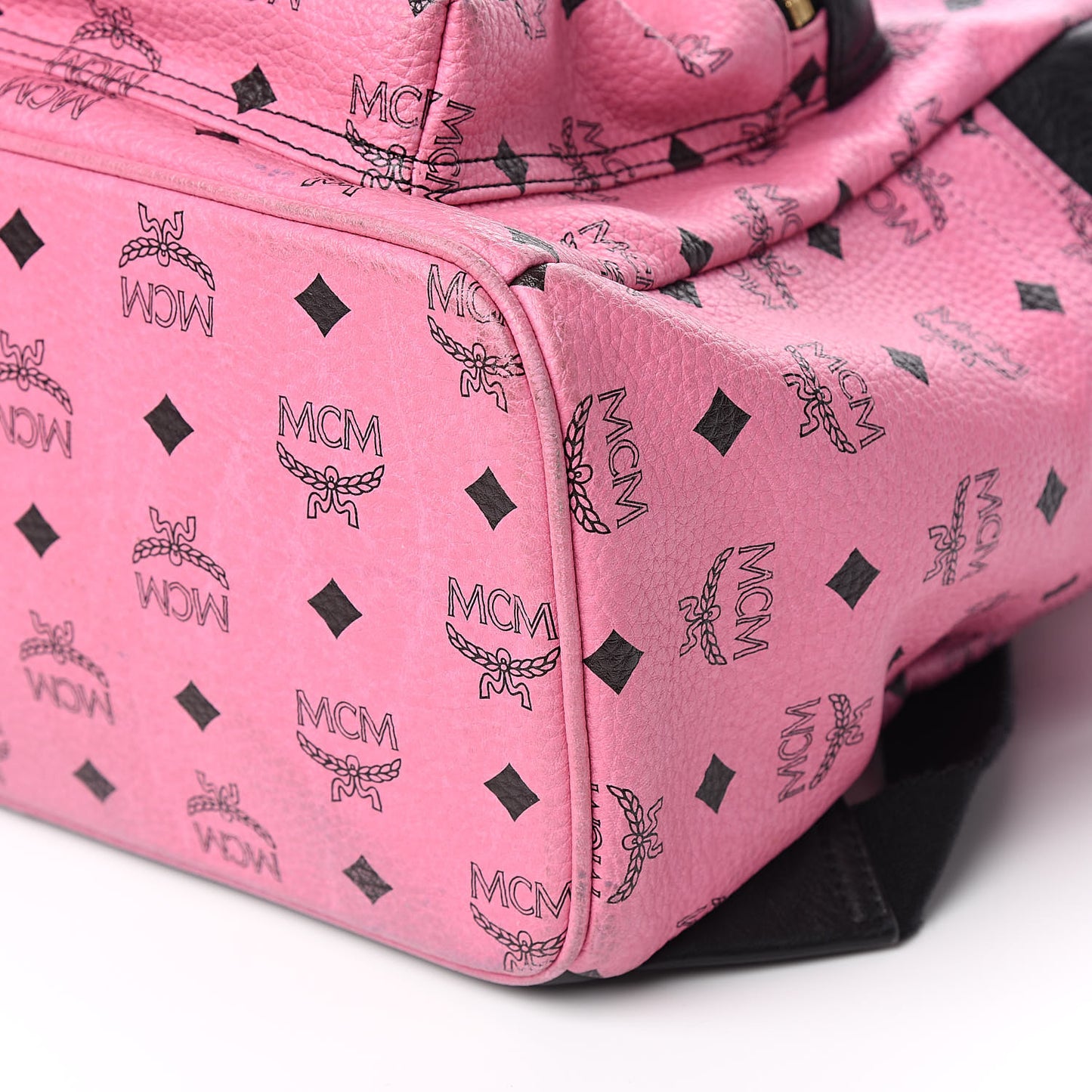 Visetos Studded Colorblock Stark Brock Backpack Pink Black