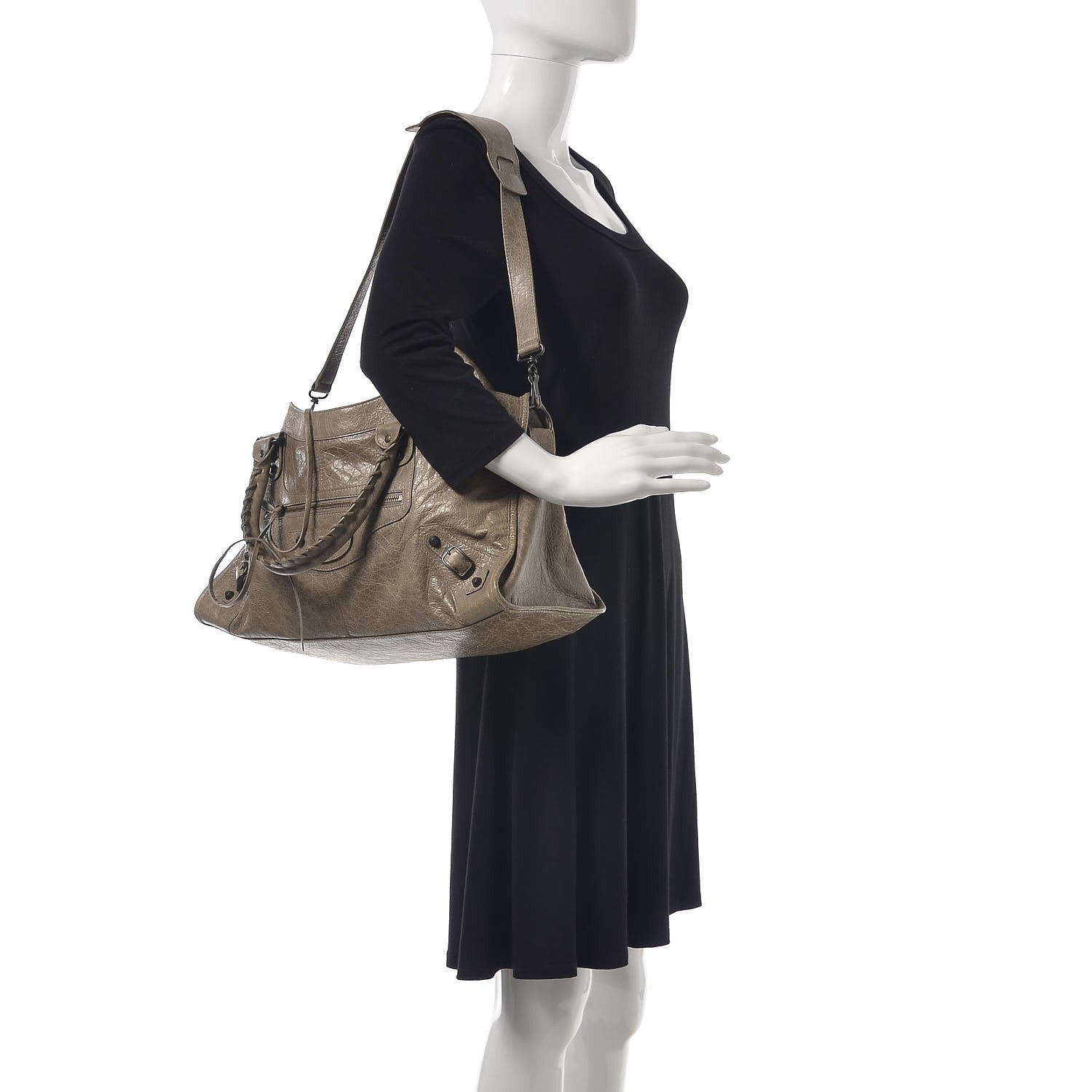 Balenciaga Agneau Classic Hardware Part Time Gris Poivre 2 of 12