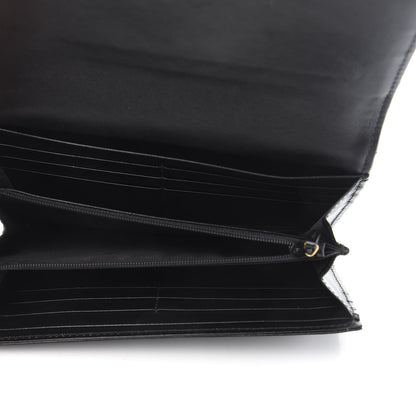 Gucci Calfskin Matelasse GG Marmont Continental Wallet Black 5 of 10