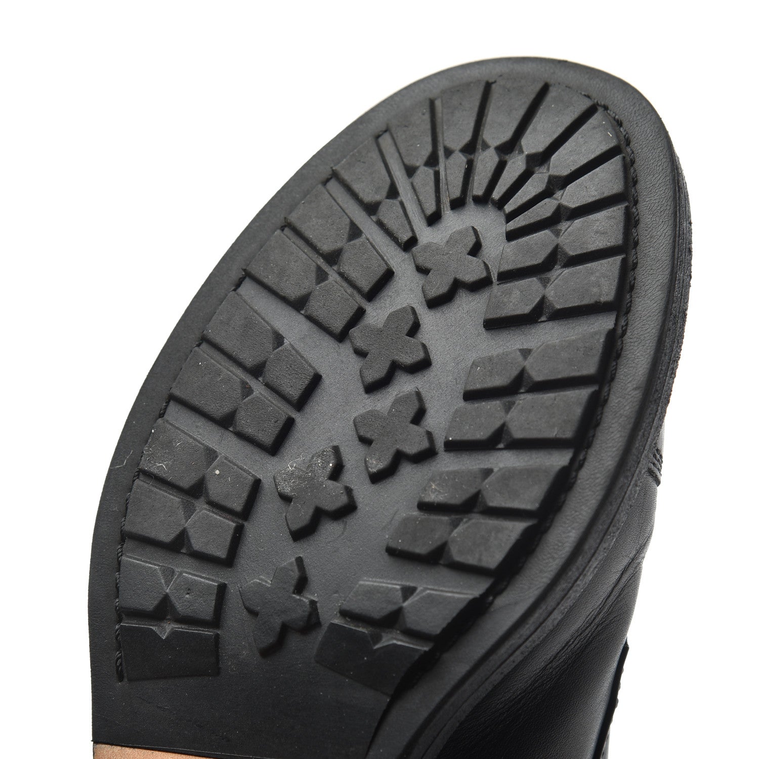 Chanel Calfskin Quilted Cap Toe Combat Boots 36 Black 16 of 17
