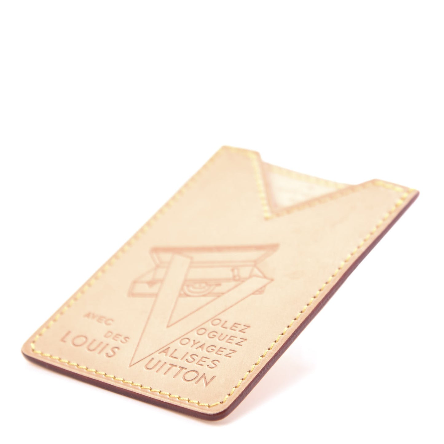 Vachetta Voyages Card Holder