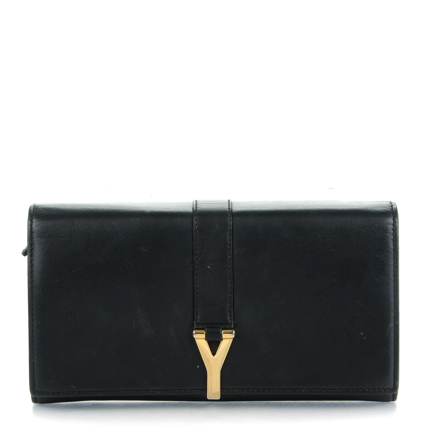 Saint Laurent Calfskin Classic Y Ligne Wallet Black 1 of 8