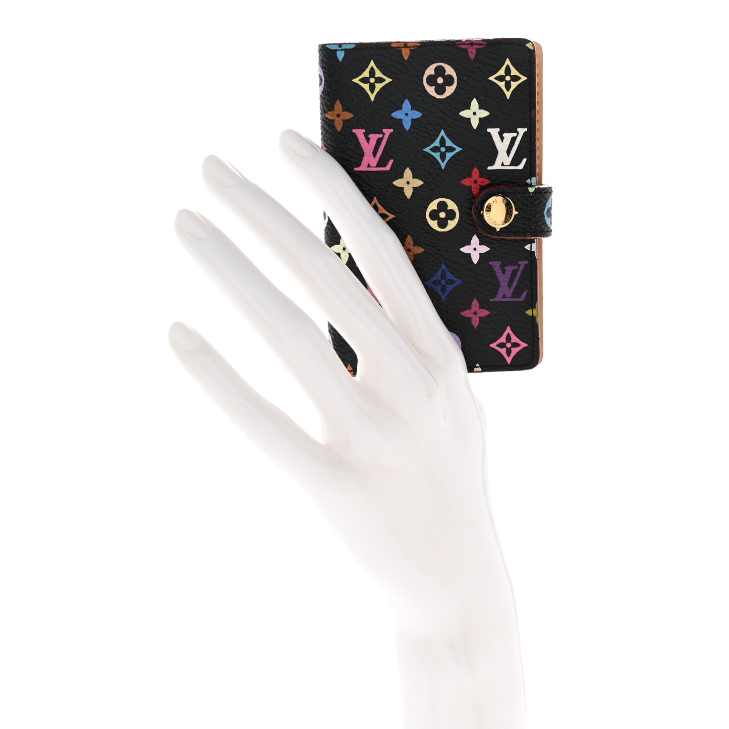 Monogram Multicolor Carnet de Bal Mini Agenda Cover Black
