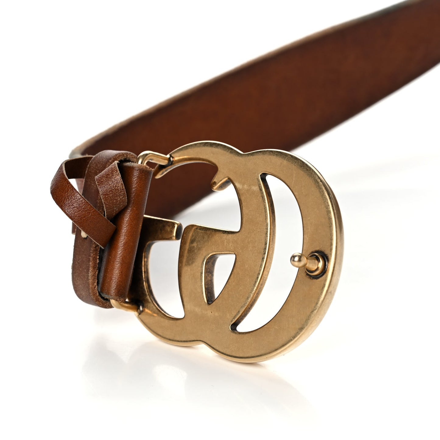 Faded Calfskin Double G 40mm Belt 95 38 Cuir