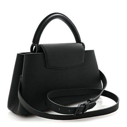 Louis Vuitton Taurillon Capucines East West MM Matte Black 3 of 9
