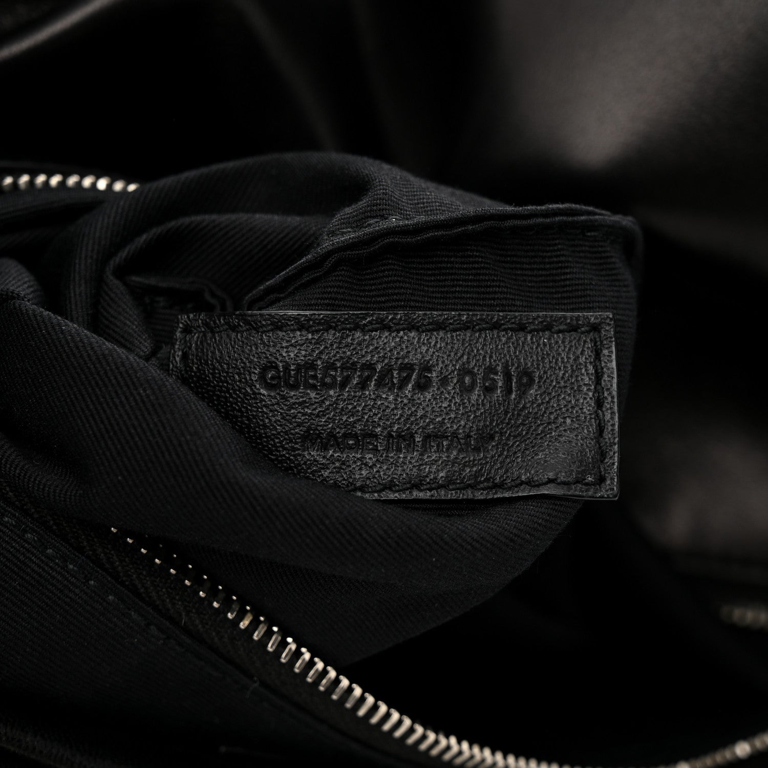 Saint Laurent Lambskin Quilted Medium Loulou Puffer Monogram Chain Satchel Black 7 of 10