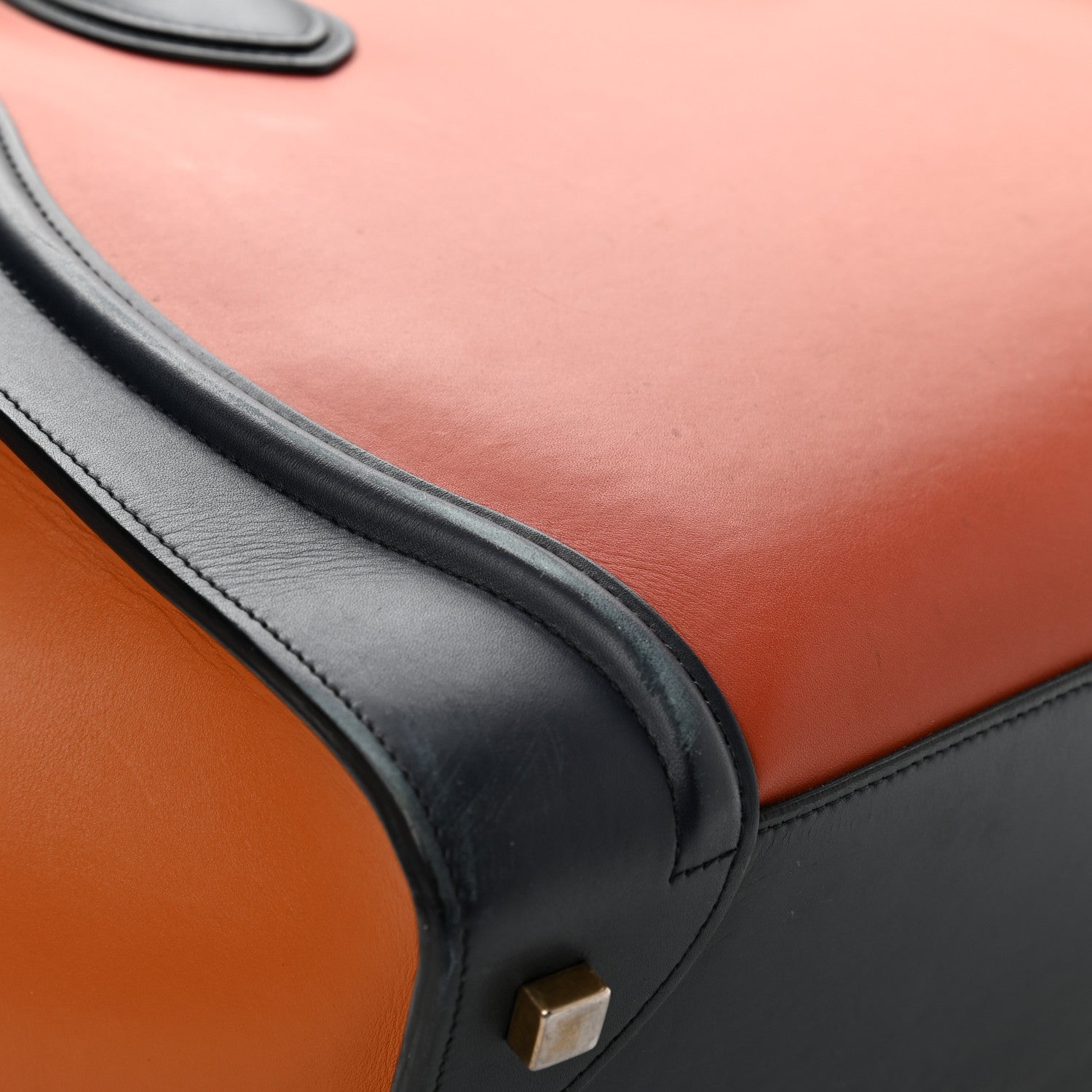Celine Smooth Calfskin Micro Tri-Color Luggage Brick 14 of 17