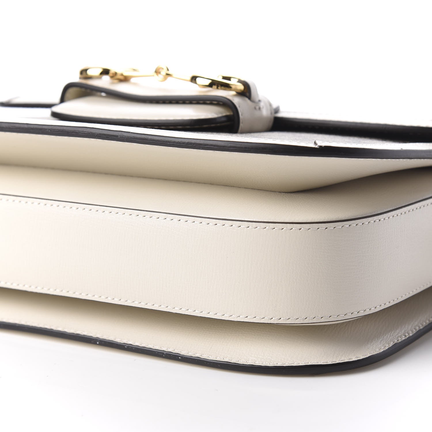 Gucci GG Supreme Monogram Horsebit 1955 Shoulder Bag Beige Mystic White 7 of 9